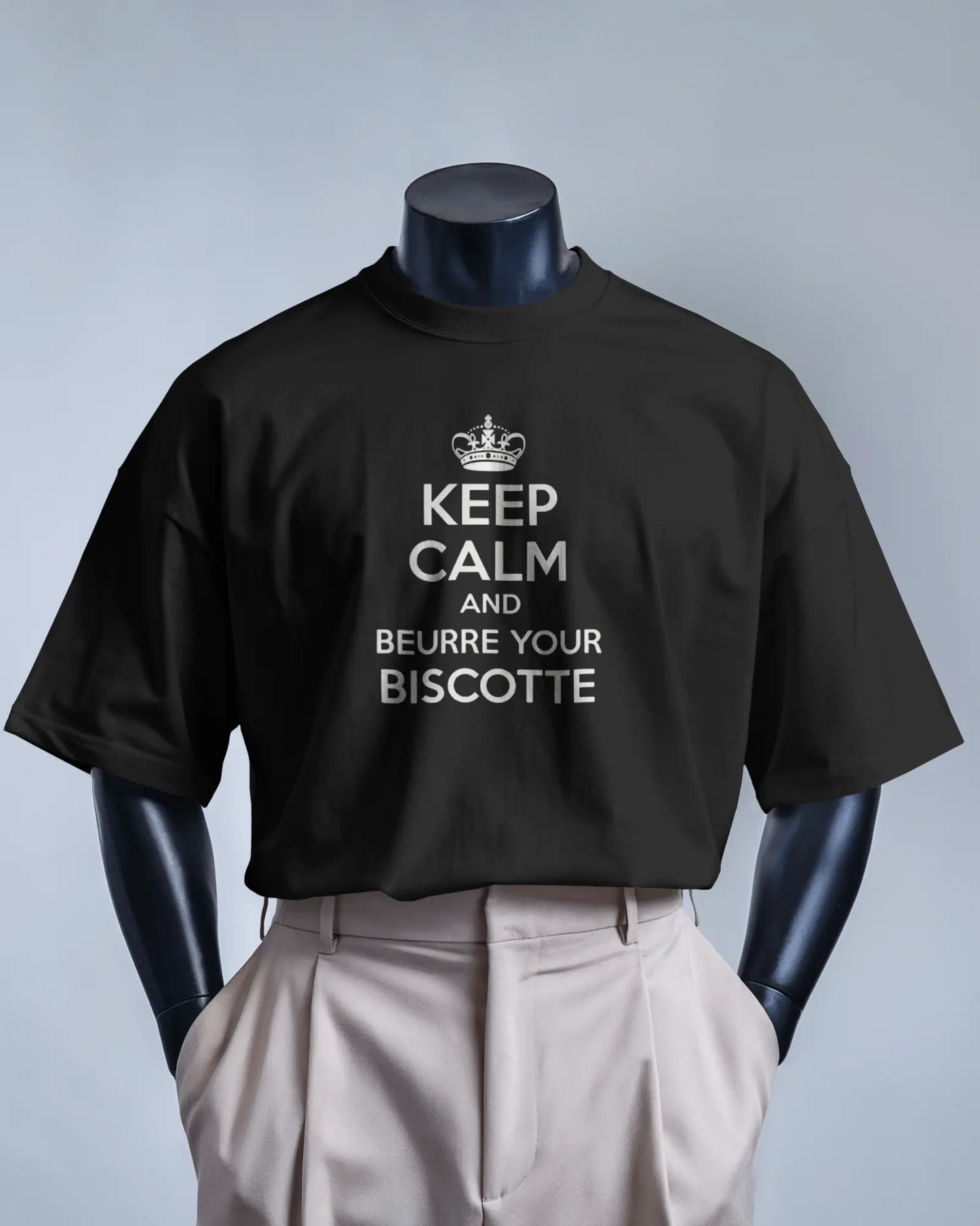 T-shirt OSS 117 - Keep calm and beurre your biscotte - OSS 117 SHOP