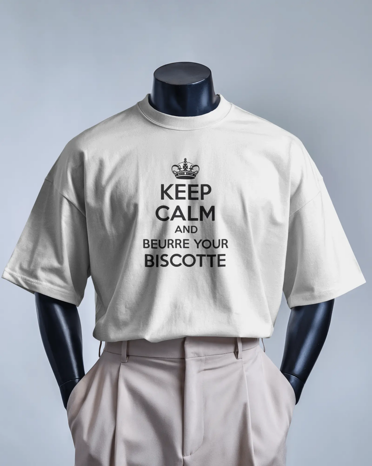 T-shirt OSS 117 - Keep calm and beurre your biscotte - OSS 117 SHOP