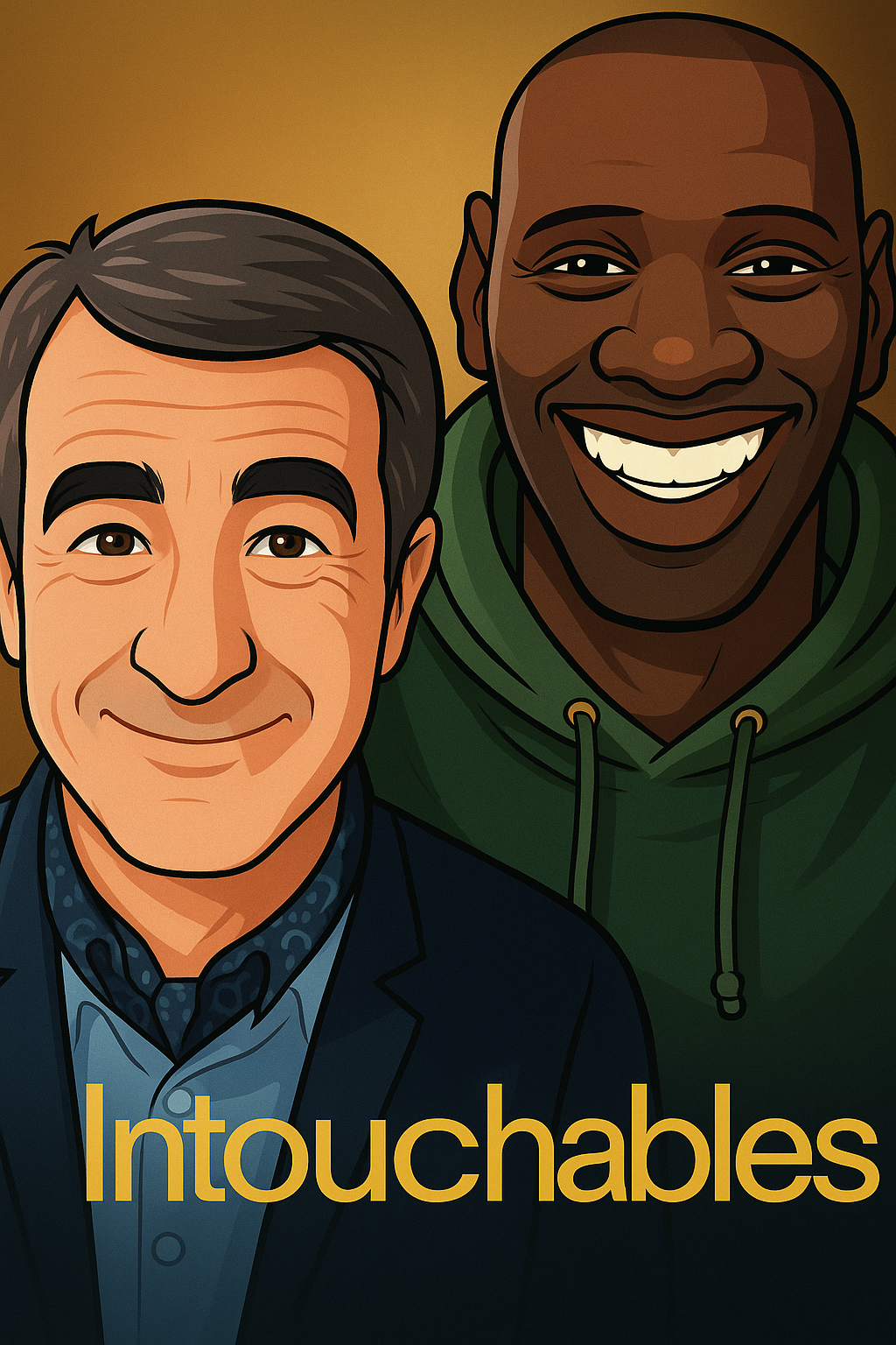 Affiche alternative du film Intouchables pour la collection MerciSidi