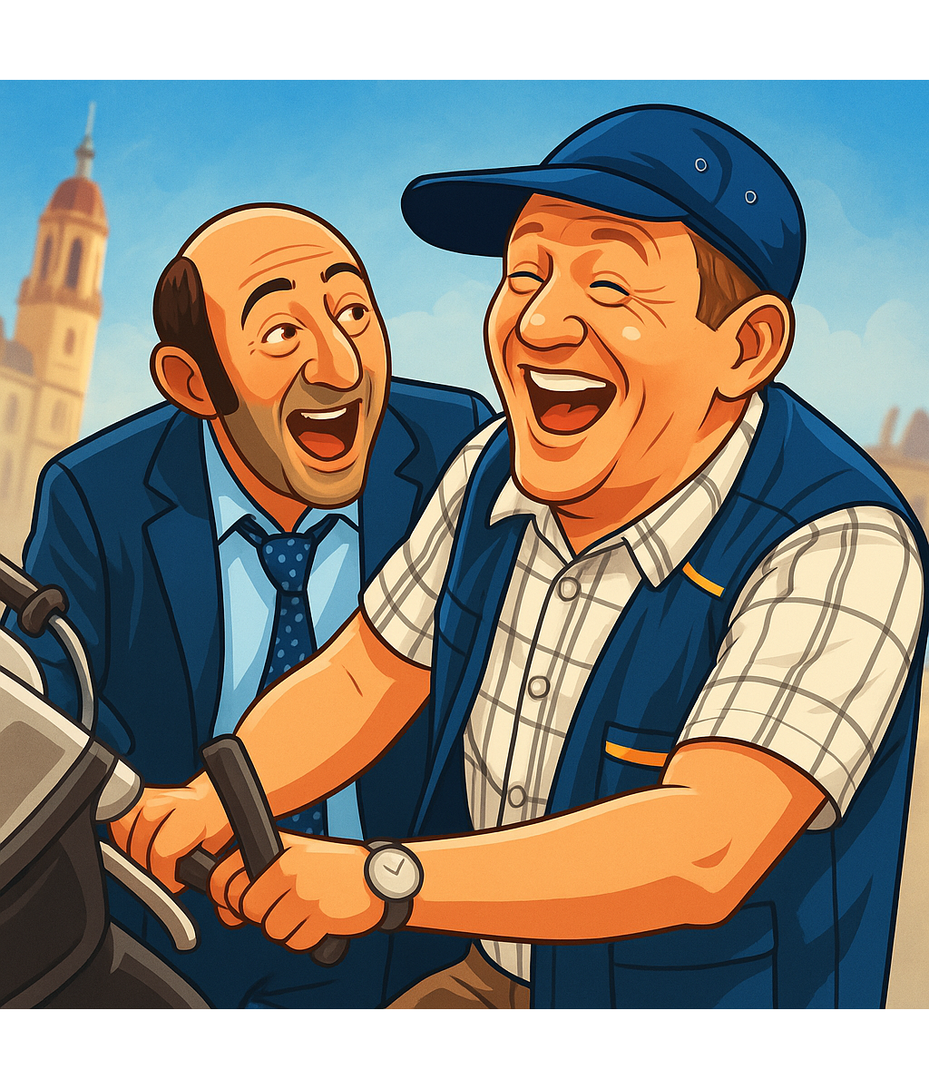 Affiche alternative du film Bienvenue chez les Ch’tis pour la collection MerciSidi