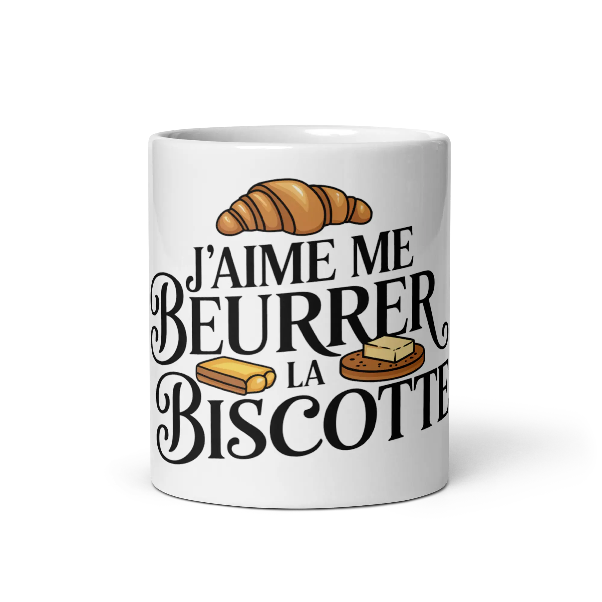 Mug OSS 117 - J'aime me beurrer la biscotte