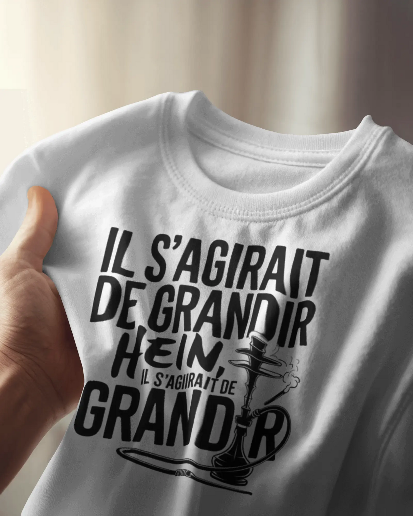 T-shirt OSS 117 - Il s'agirait de grandir hein, il s'agirait de grandir.