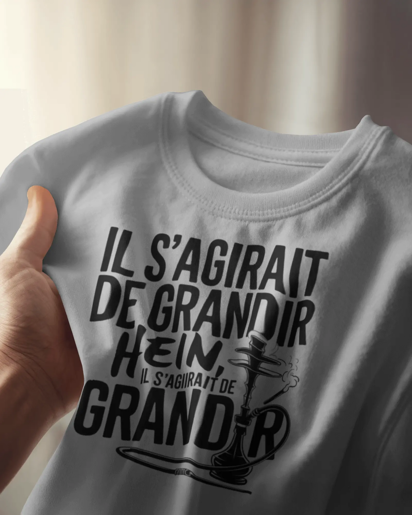 T-shirt OSS 117 - Il s'agirait de grandir hein, il s'agirait de grandir.