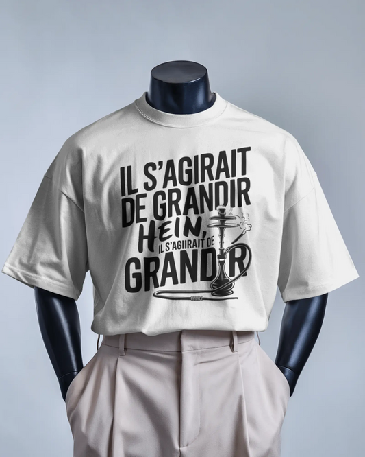 T-shirt OSS 117 - Il s'agirait de grandir hein, il s'agirait de grandir - OSS 117 SHOP