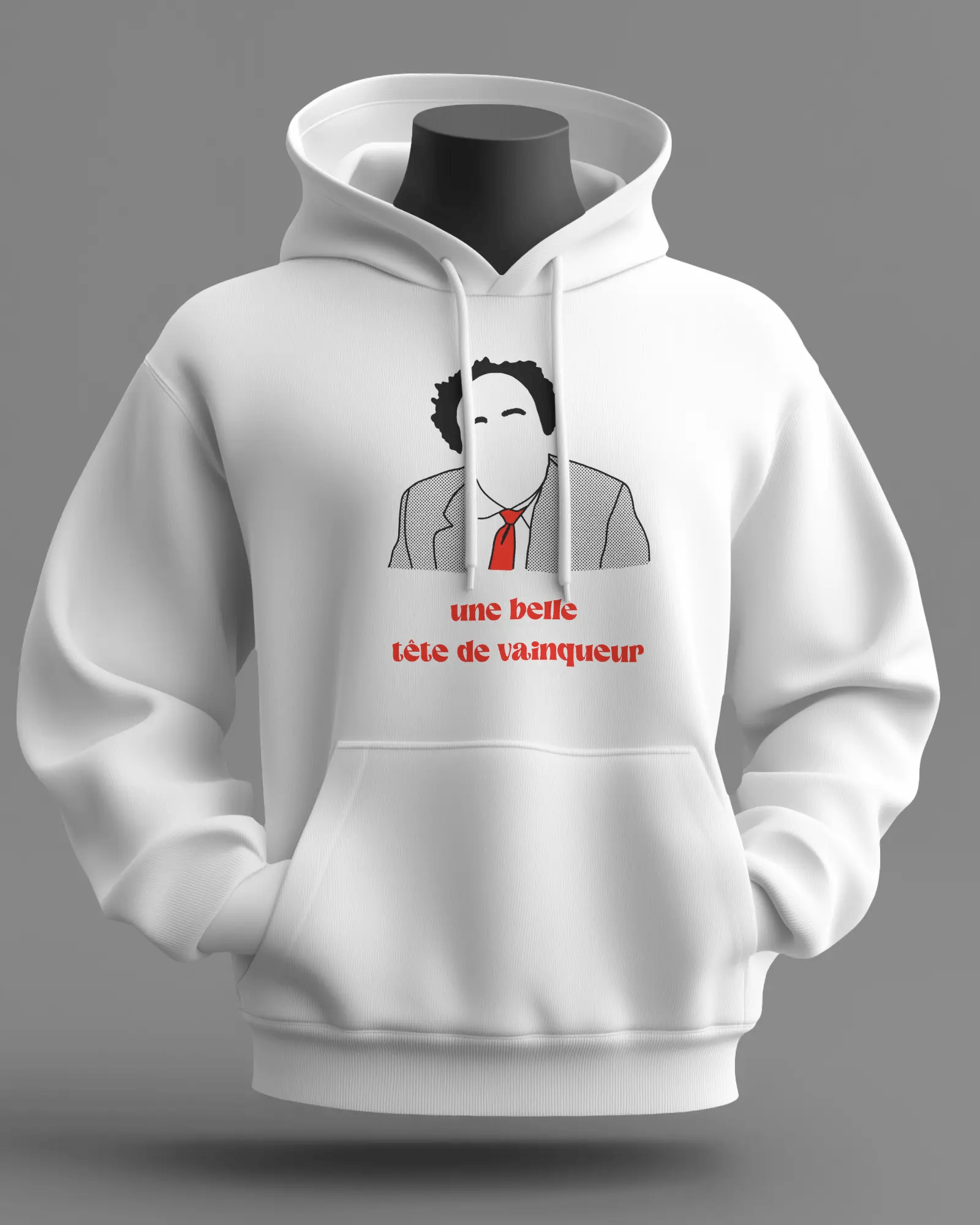 Sweat à capuche - Une belle tête de vainqueur - OSS 117 SHOP