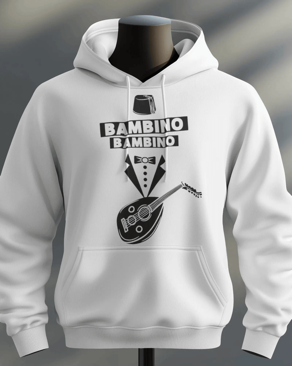 Sweat OSS 117 – citation “Bambino” Blanc