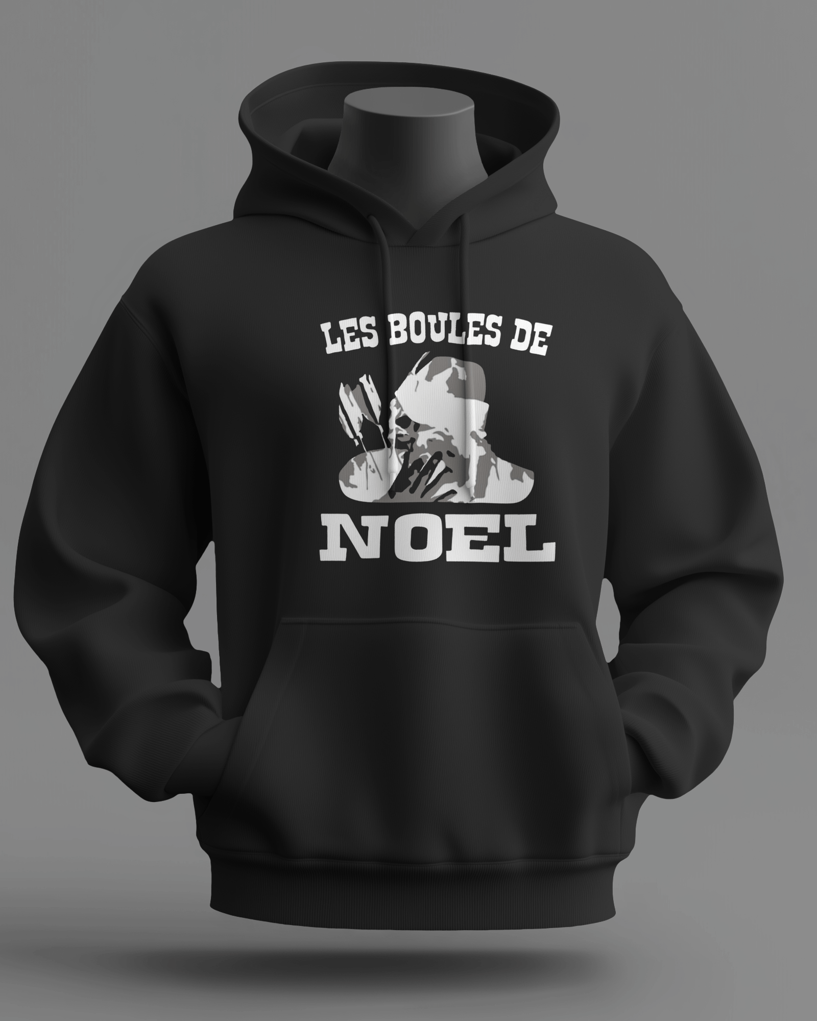 Sweat à capuche - Les boules de Noël - OSS 117 SHOP