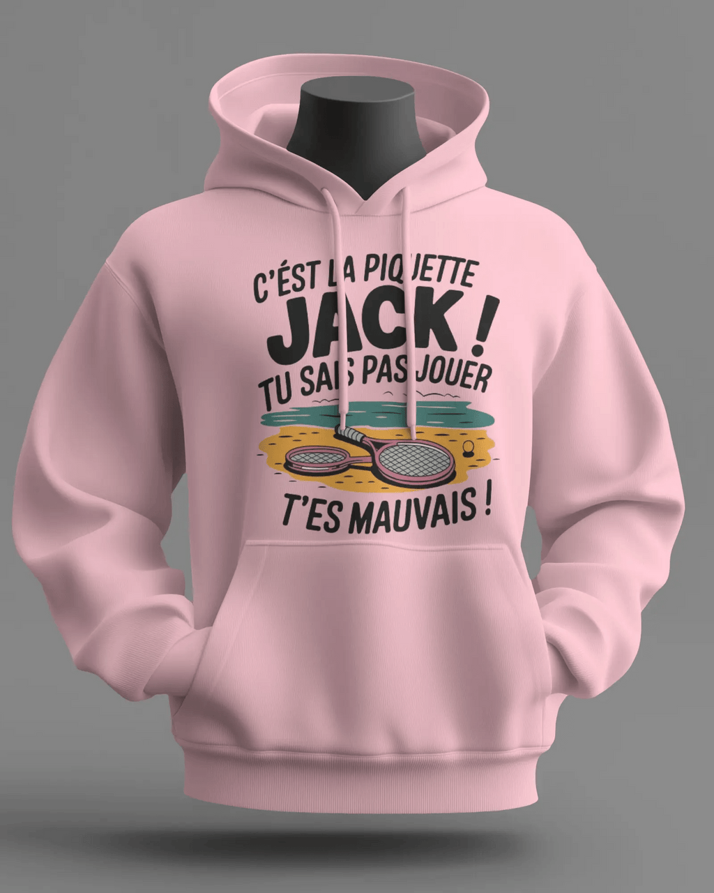 Sweat OSS 117 – citation “C’est la piquette Jack !” Rose