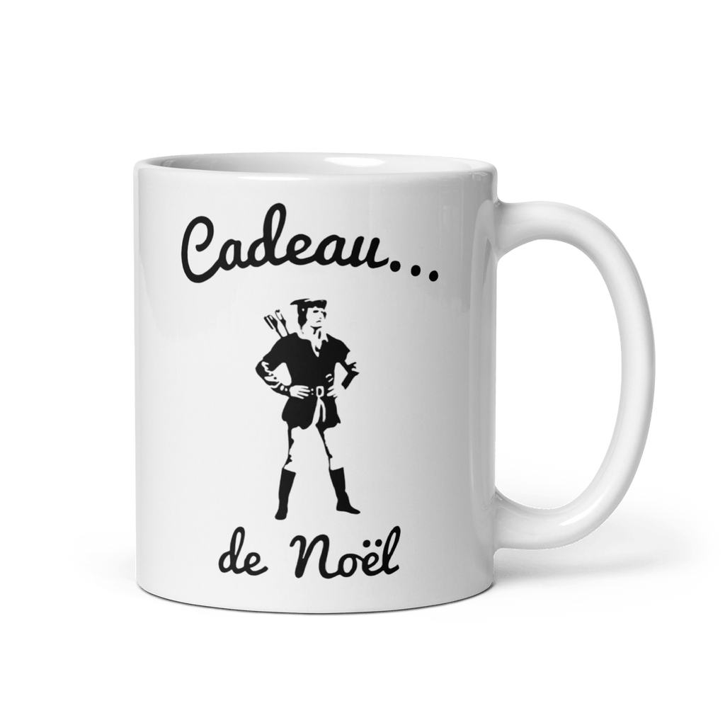 Mug MerciSidi Cadeau de Noël avec design OSS 117, tasse en céramique pour célébrations de fin d'année