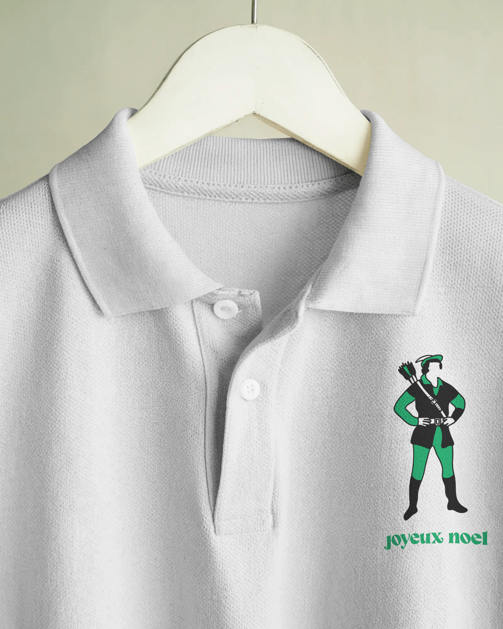 Polo brodé - Joyeux Noel - OSS 117 SHOP