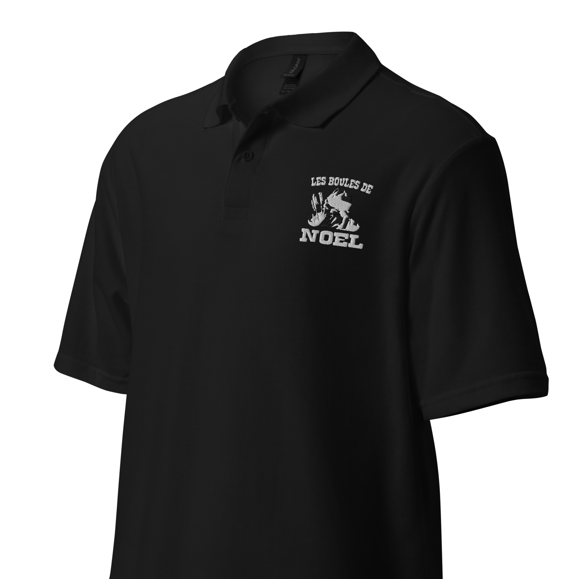 Polo brodé - Les boules de Noël - OSS 117 SHOP