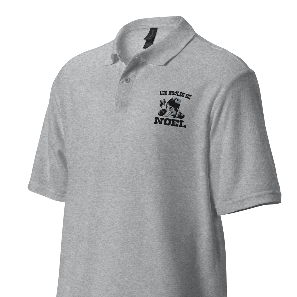 Polo brodé - Les boules de Noël - OSS 117 SHOP