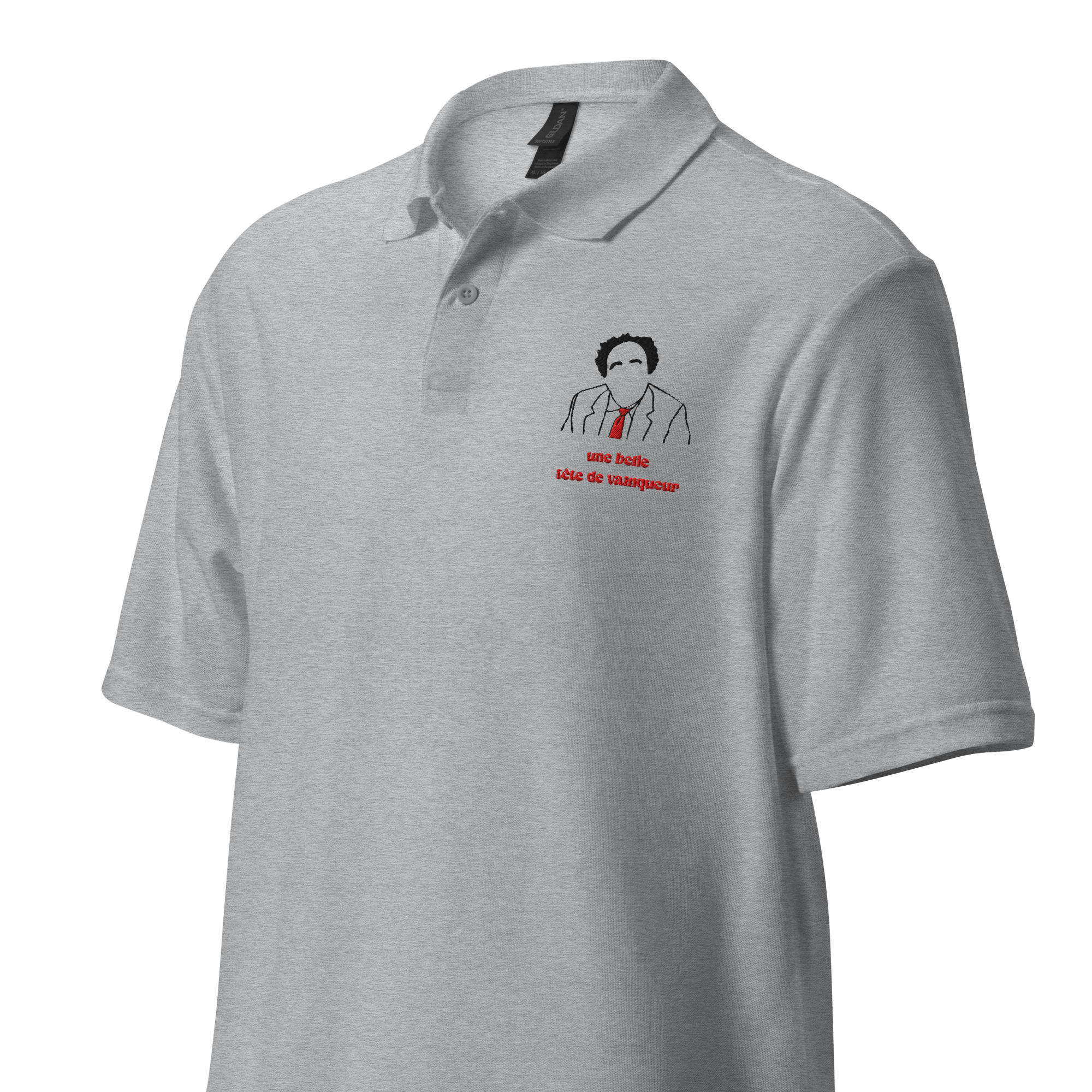 Polo brodé - Une belle tête de vainqueur - OSS 117 SHOP