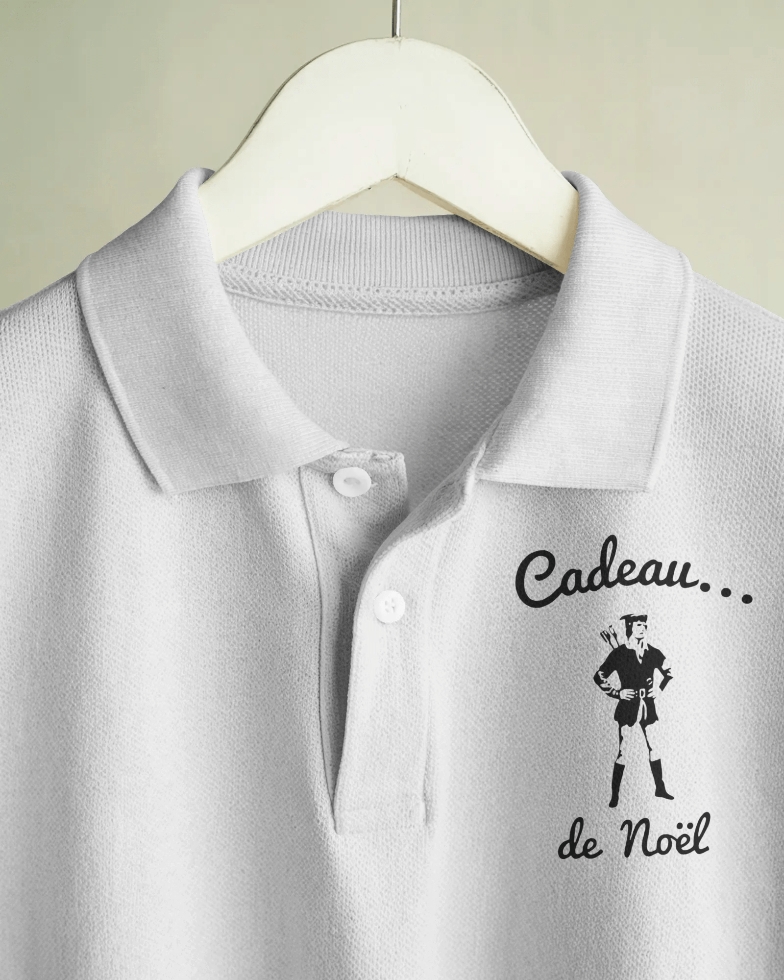 Polo brodé - Cadeau... de Noël - OSS 117 SHOP