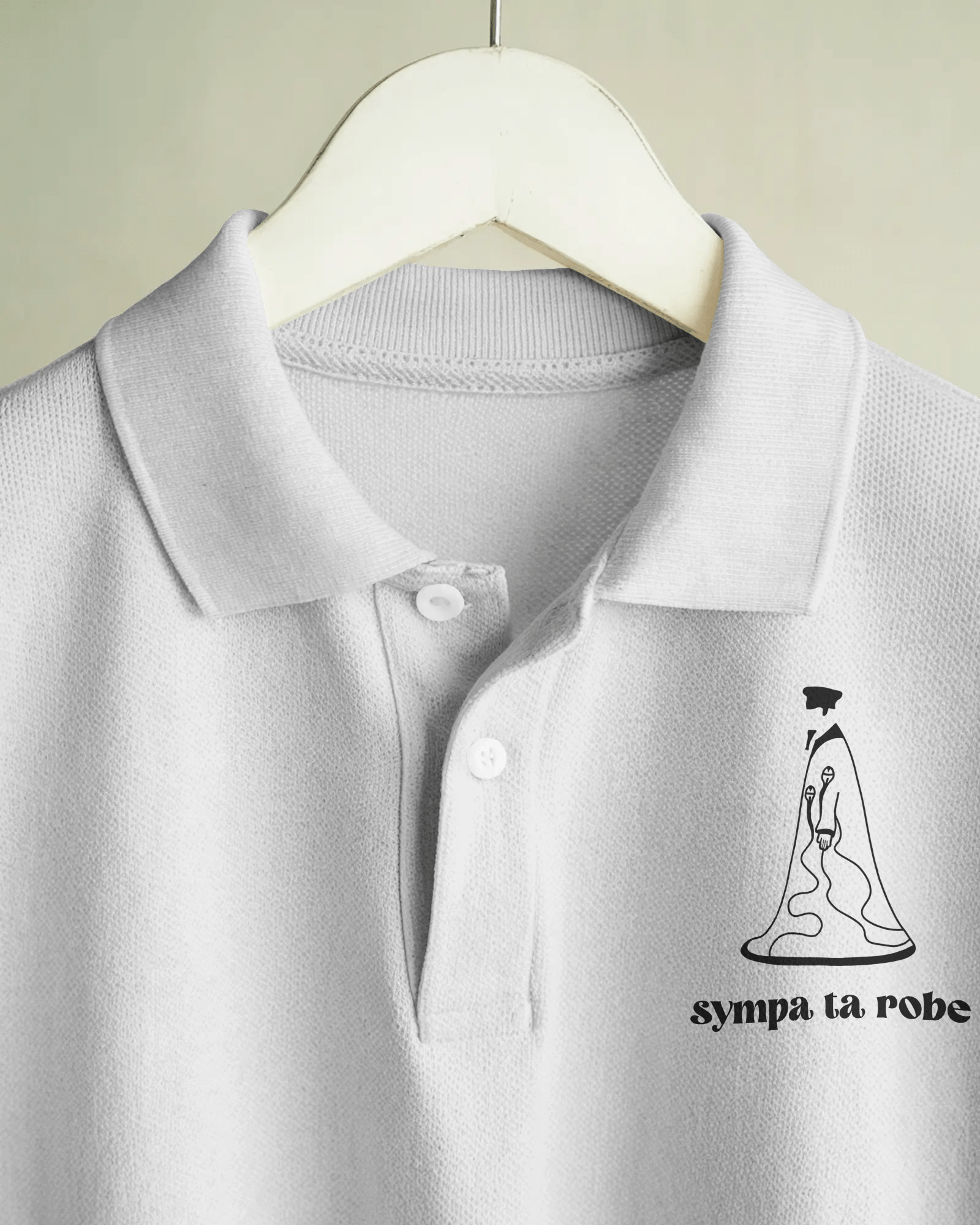 Polo brodé - Sympa ta robe - OSS 117 SHOP