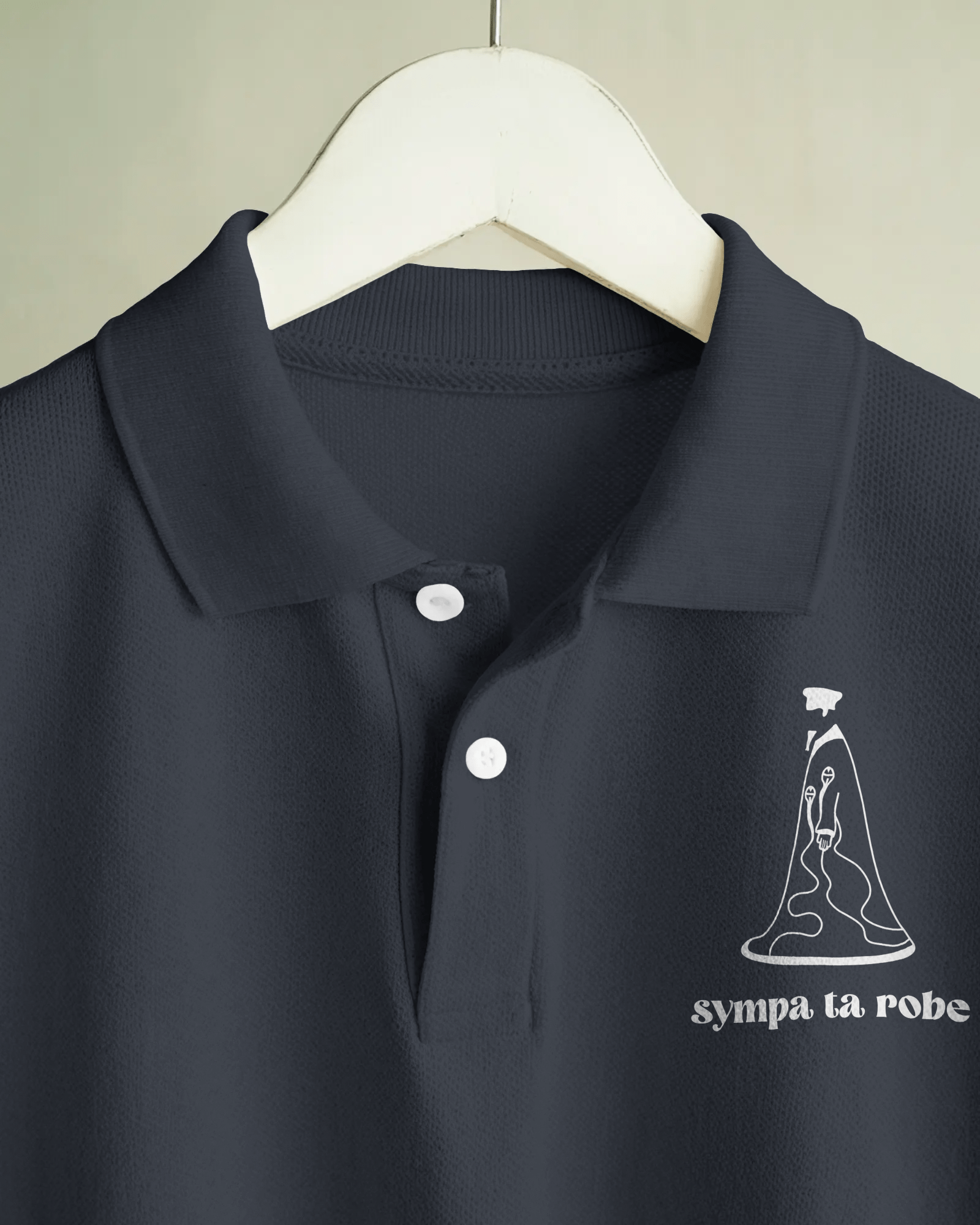 Polo brodé - Sympa ta robe - OSS 117 SHOP