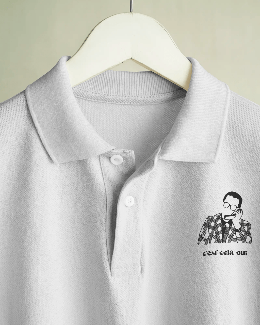 Polo brodé - C'est cela oui... - OSS 117 SHOP