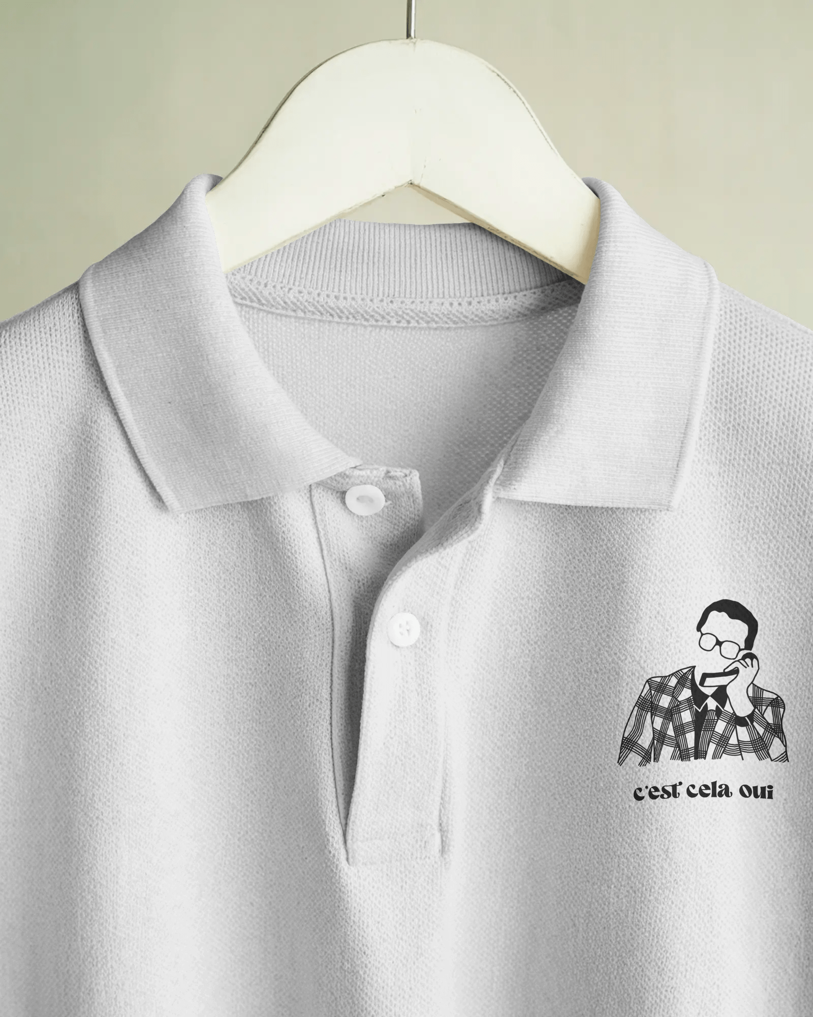 Polo brodé - C'est cela oui... - OSS 117 SHOP