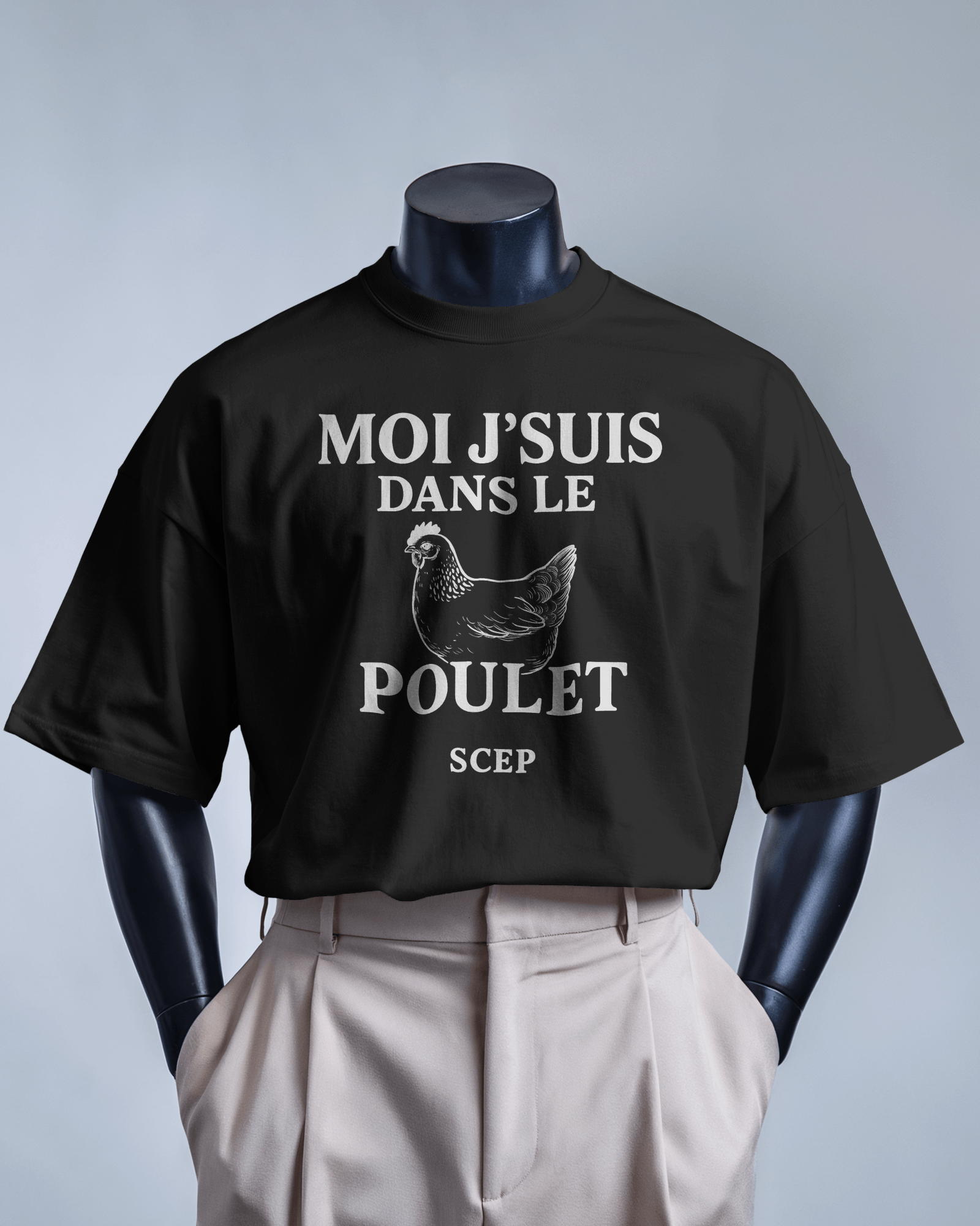 Moi j'suis dans le poulet - T-shirt OSS 117