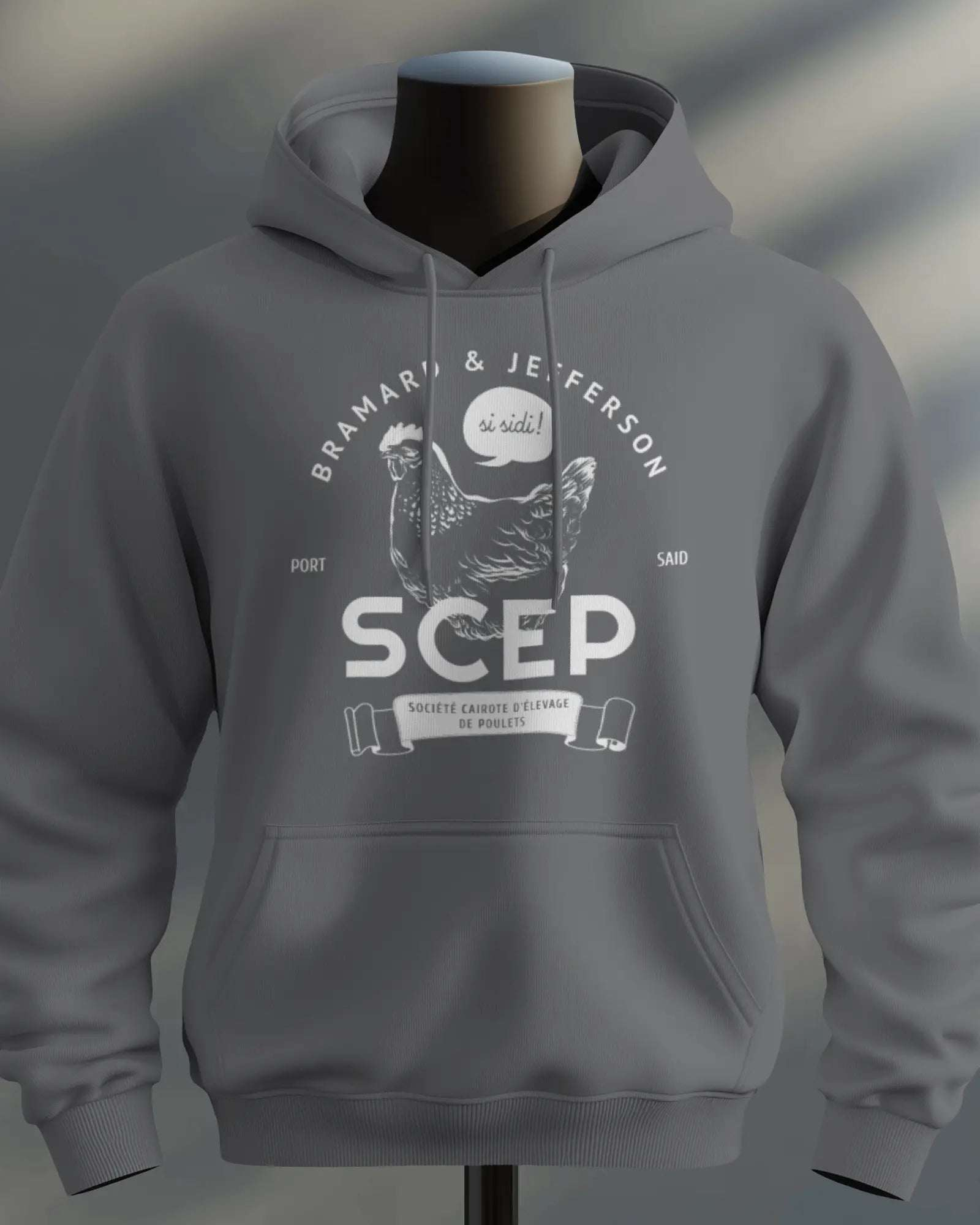 Sweat OSS 117 – citation “SCEP” Gris